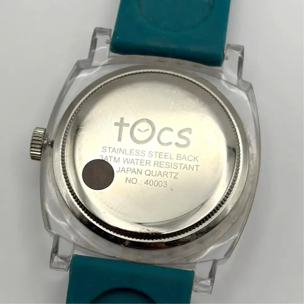 Silver & Blue Tocs Men’s Watch